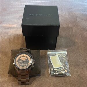 Michael Kors Dark Brown Chronograph Watch
